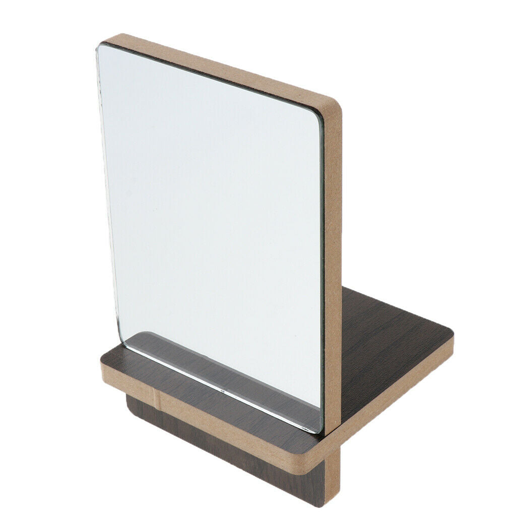 Tabletop Makeup Folding Mirror Detachable Bathroom Cosmetic Shaving Mirror S