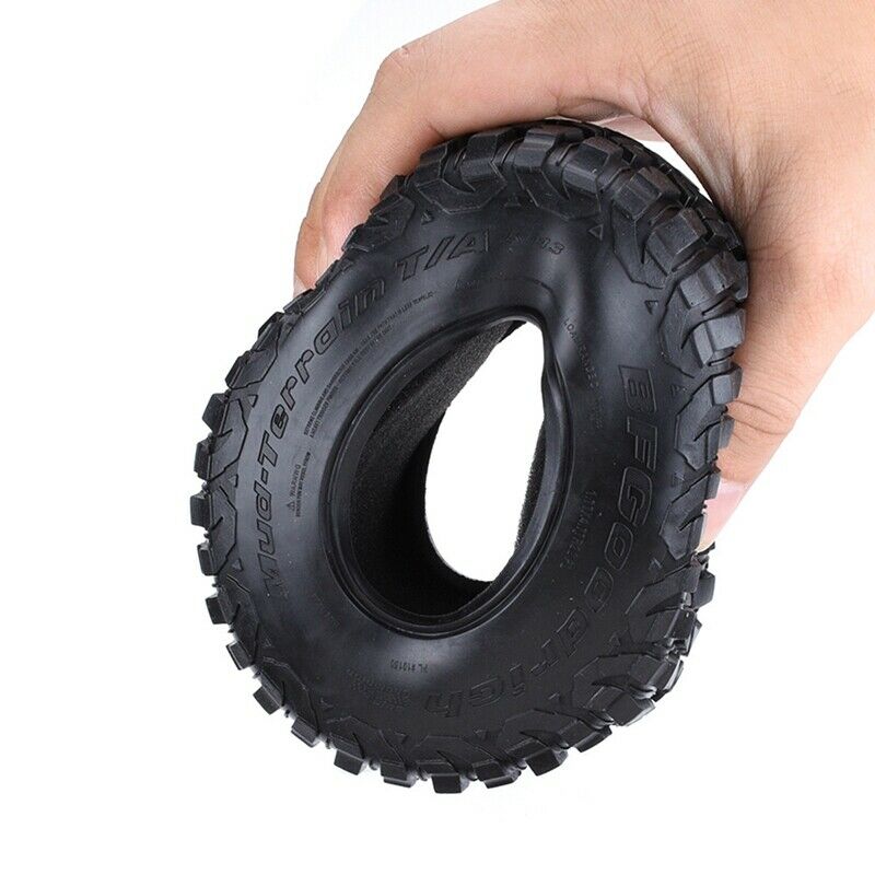 4PCS 120mm 2.2 Mud Grappler Rubber Tyre Wheel Tires for 1/10 RC Cler Traxxas 4G5