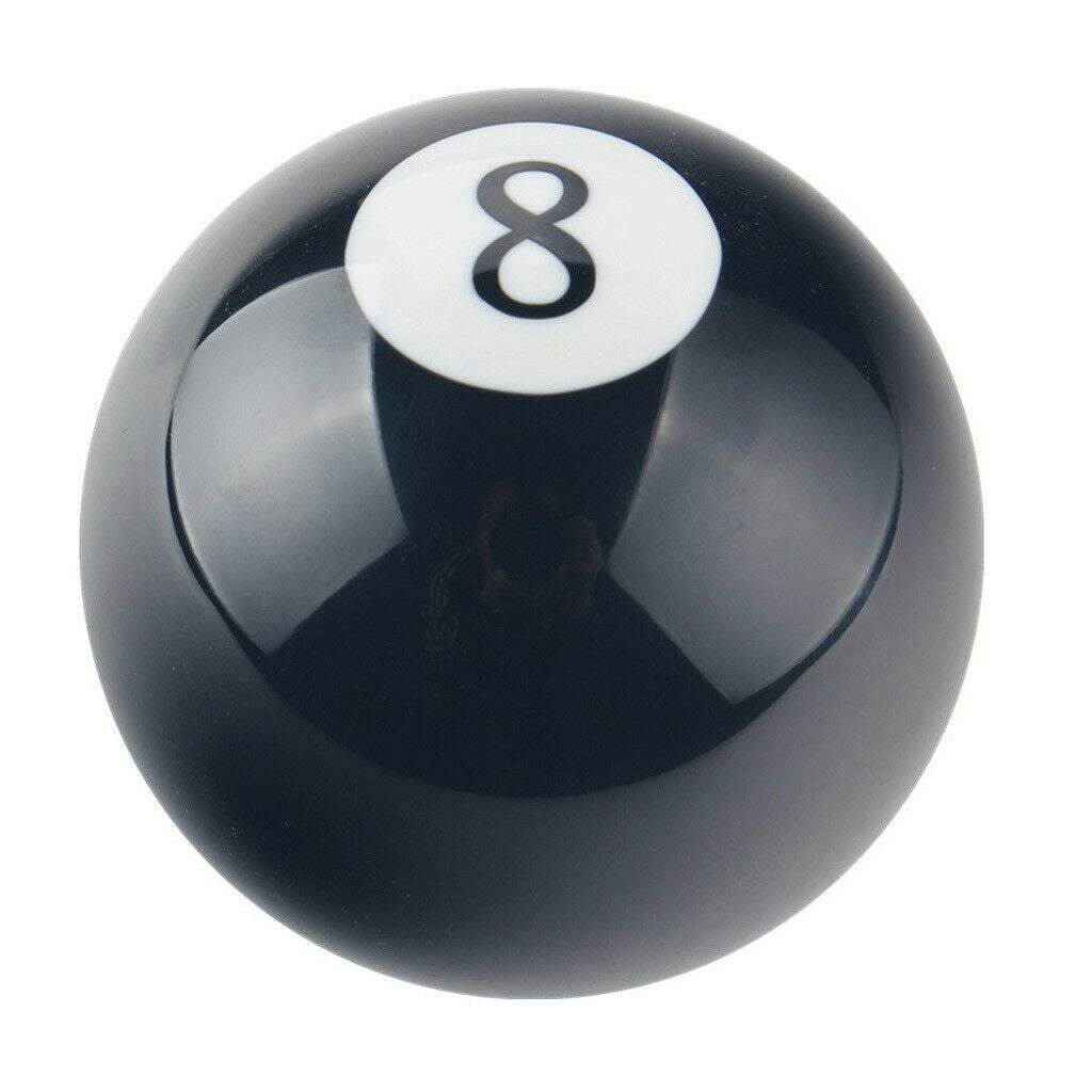 8 Eight Pool Billiard Ball custom Gear Shifter Shift Knob Car Lever Black Truck