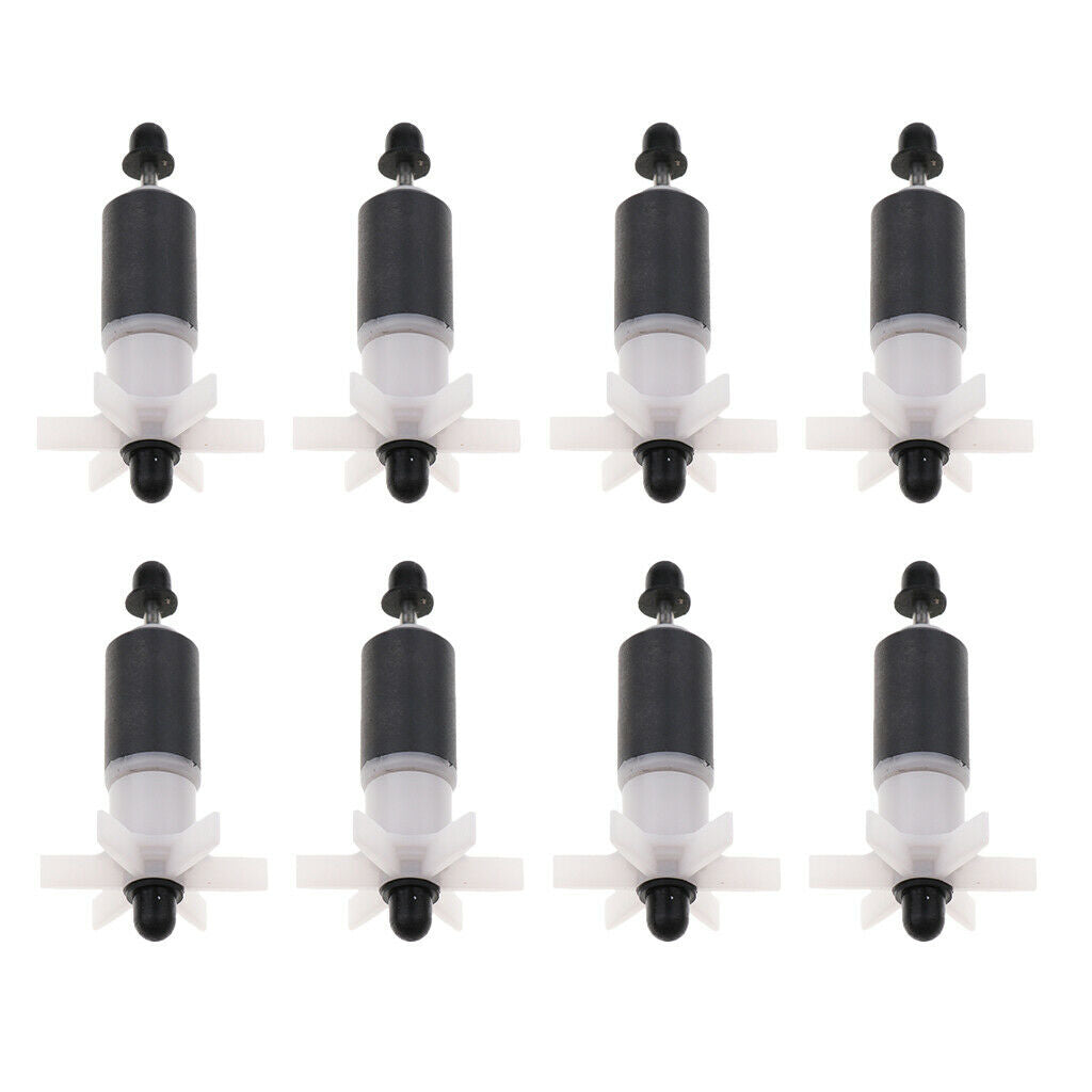 8Pcs/Set Canister Motor Impeller Assembly Spare Parts for Filters Ponds Pump