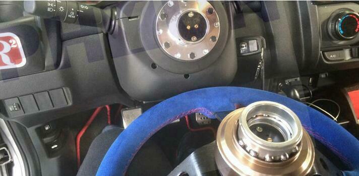 Red Car SUV Steering Wheel Quick Release HUB Adapter Snap Off Boss Kit Aluminium