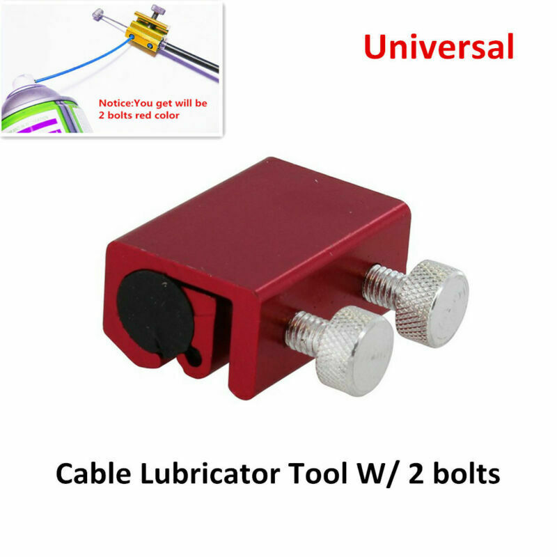 1x Bicycle Motorcycle ATV Cable Lubricator Tool Brake Clutch Luber Oiler 2 bolts