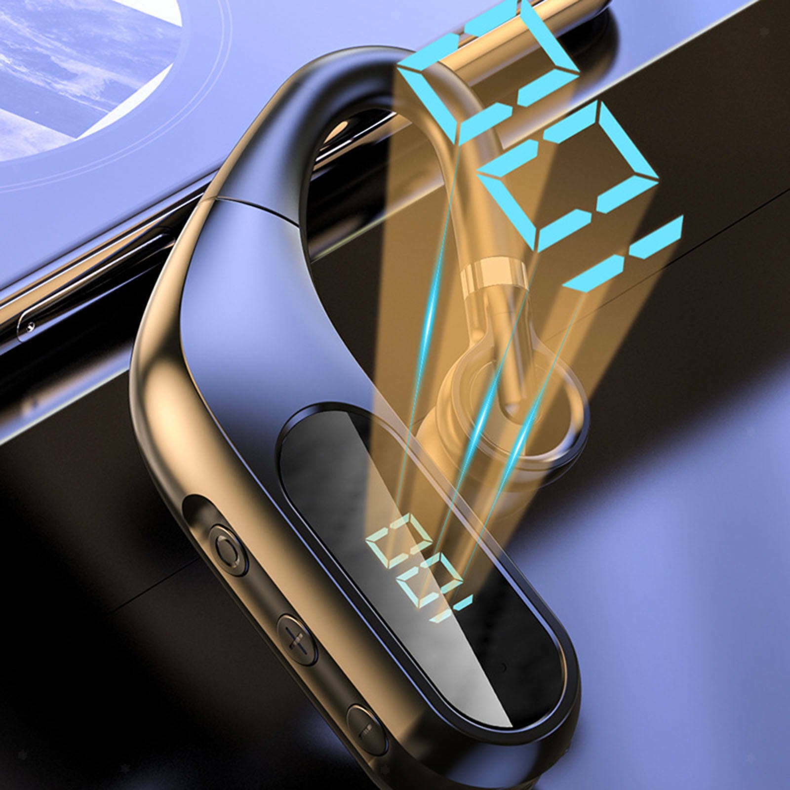 Wireless bluetooth headset earbuds that make business easy