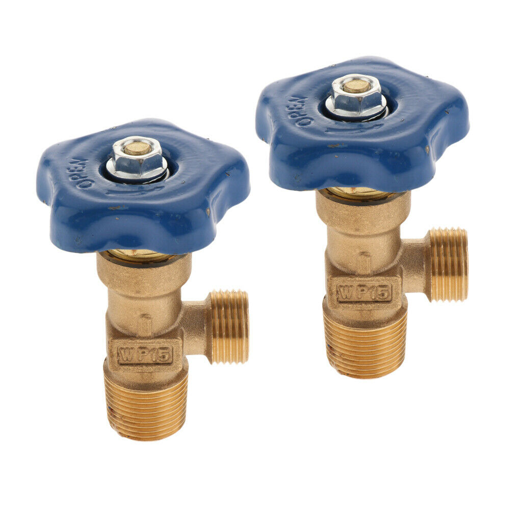 2 Pieces Metal Gas Bottle Regulator for MIG Welding Argon Cylinder WP-15