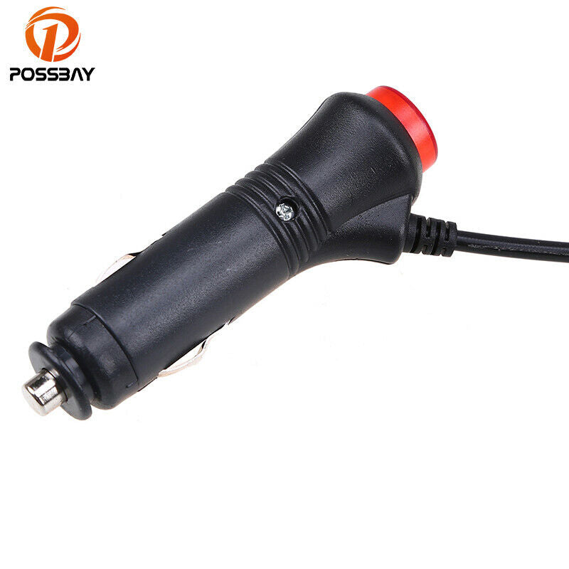 4x Car Auto Atmosphere White Lights LED Lights Strip+Cigarette Lighter Universal