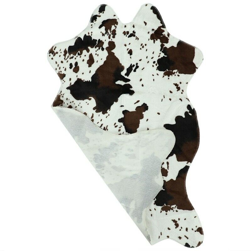 Imitation Animal Skins Rugs and Carpets Cow Carpet Carpets for Living Room BedK5