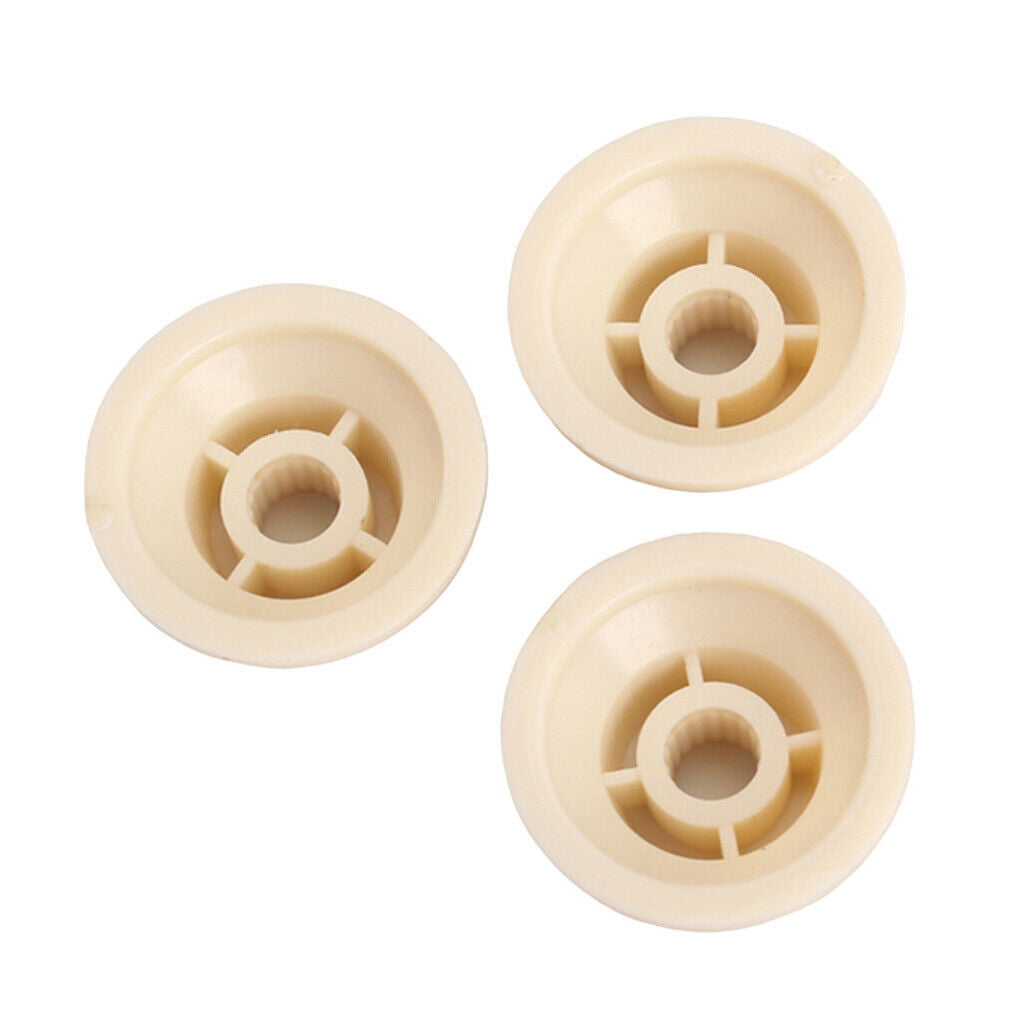3pcs Electric Bass Guitar Volume Tone Control Knobs Dome Knobs