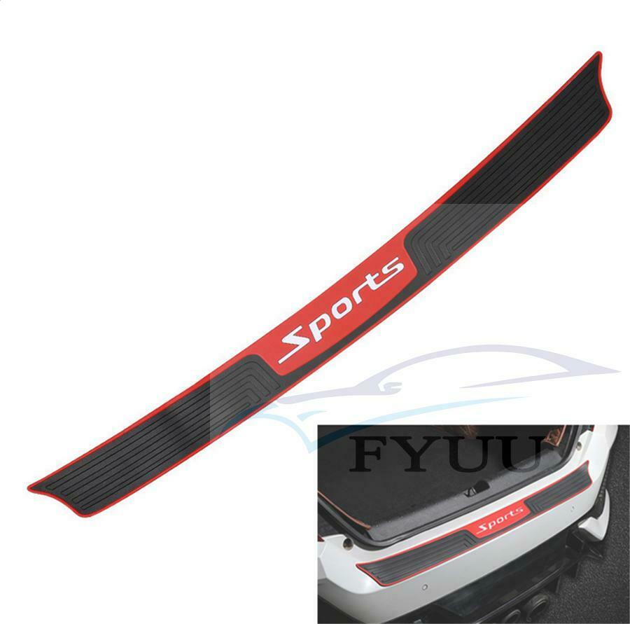 1x Rubber Car Rear Guard Bumper Scratch Protector Non-slip Pad Cover Universal