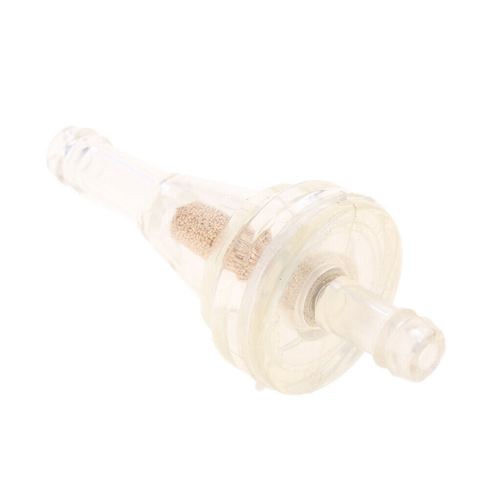 Universal Petrol Inline Fuel Filter Motorcycle Part For 6mm And 8mm Pipes