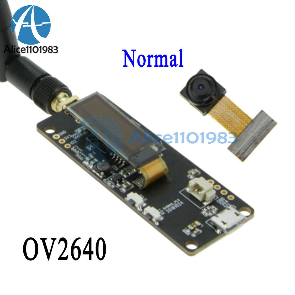 0.91" OLED ESP32-CAM SMA Wifi Module Development Board + OV2640 Camera +Antenna