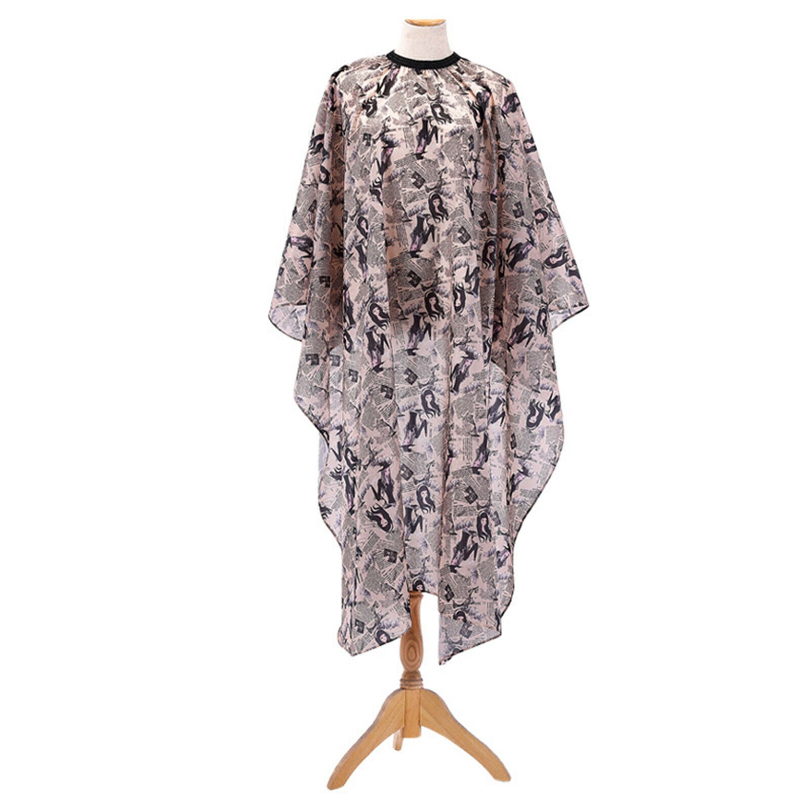 Professional Retro Haircuting Cape Waterproof with Closure Snap 63 x 55 inch
