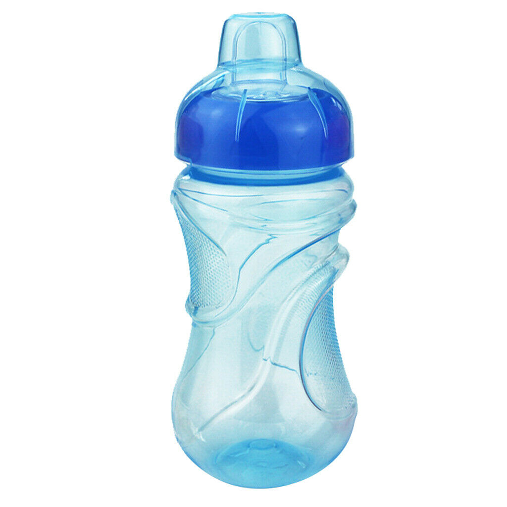 No-Spill Super Spout Handle Sippy Cups Style1-blue