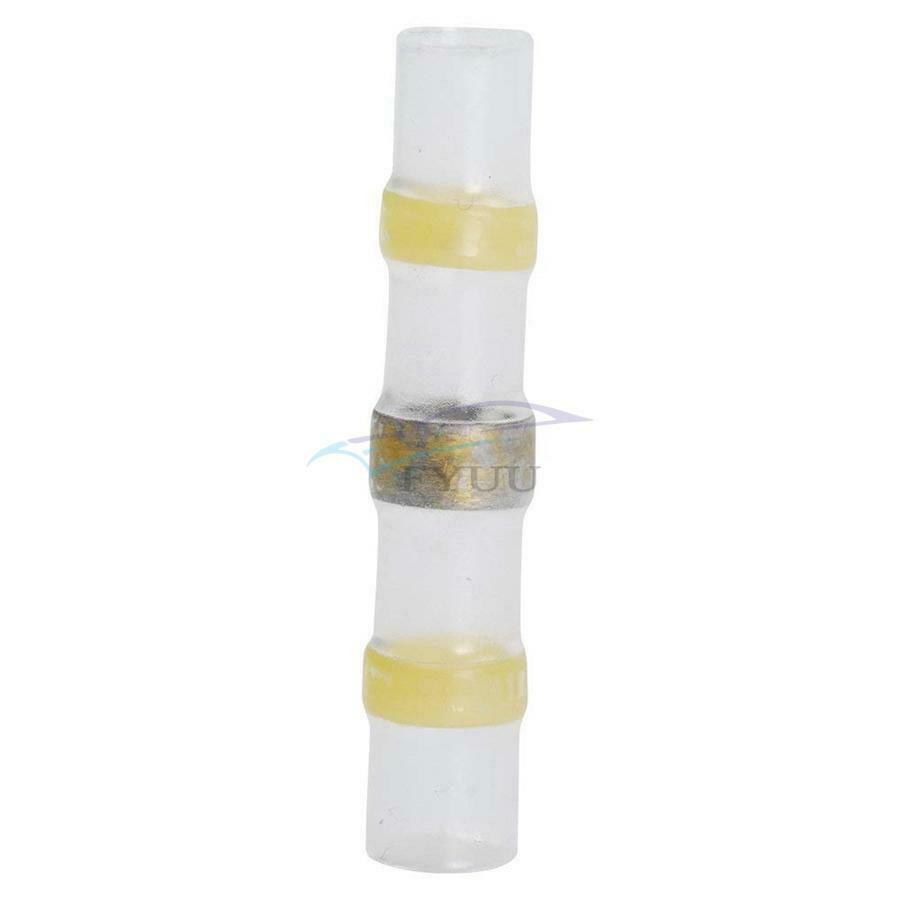 100× Tinned Copper Waterproof 12-10AW Automobile Shrink Tube Terminal Connectors