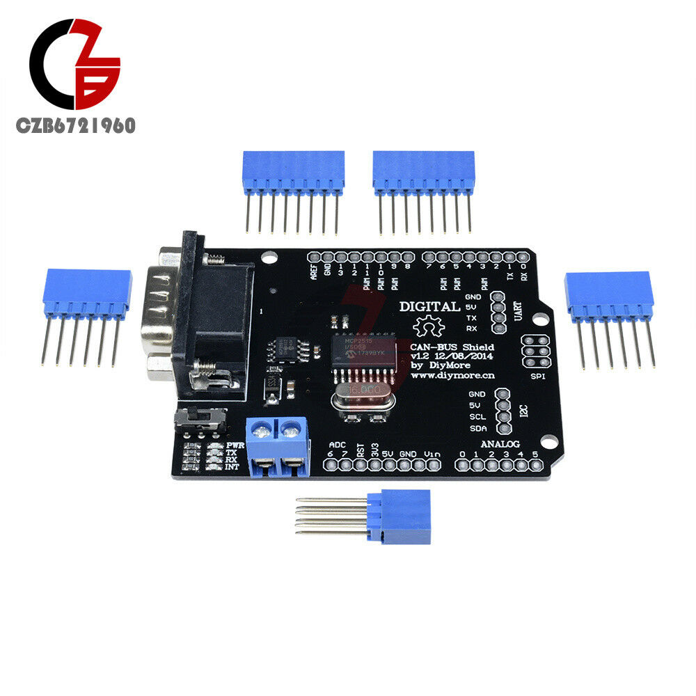 Arduino MCP2515 EF02037 SPI CAN BUS Shield Controller Communication Speed High