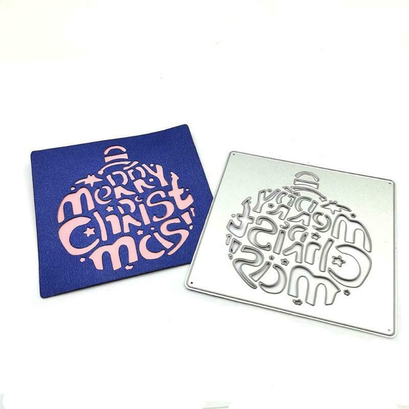 Christmas Letter Metal Cutting Dies Stencil DIY Scrapbooking Album Paper Card