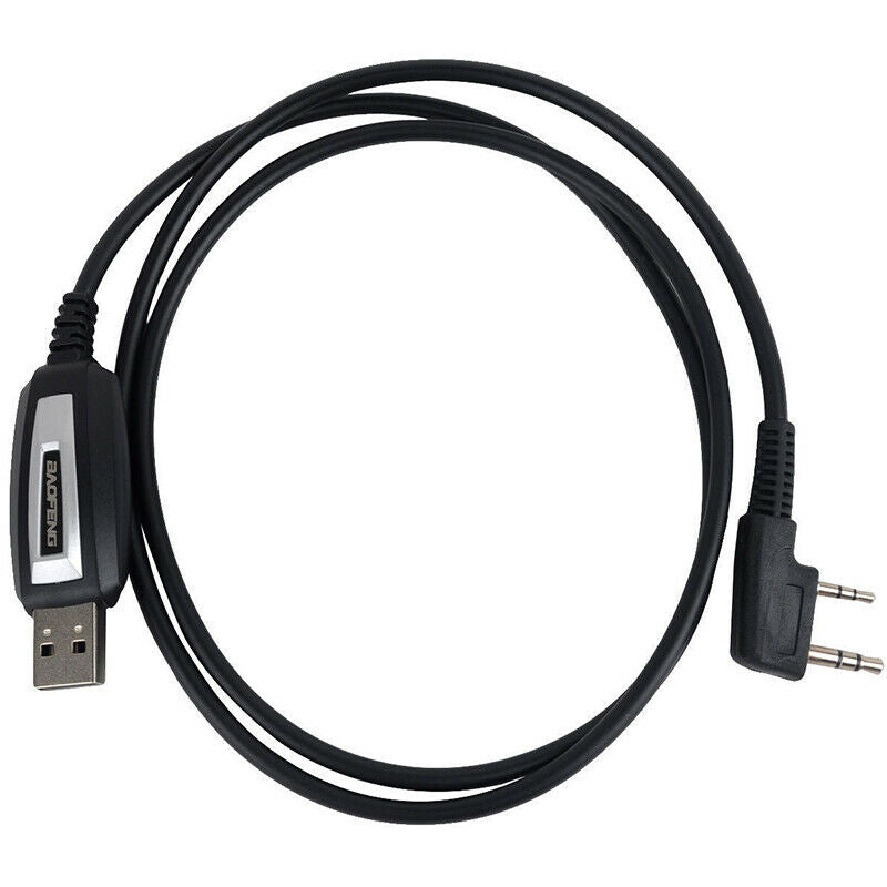 2Pin USB Programing Cable Program + Software CD for Baofeng UV-5R BF-888S Radio