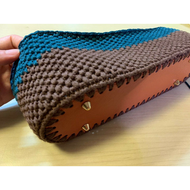 Leather Crochet Bag Bottom Shaper Pad Insert Cushion Base for Bag Makings DIY