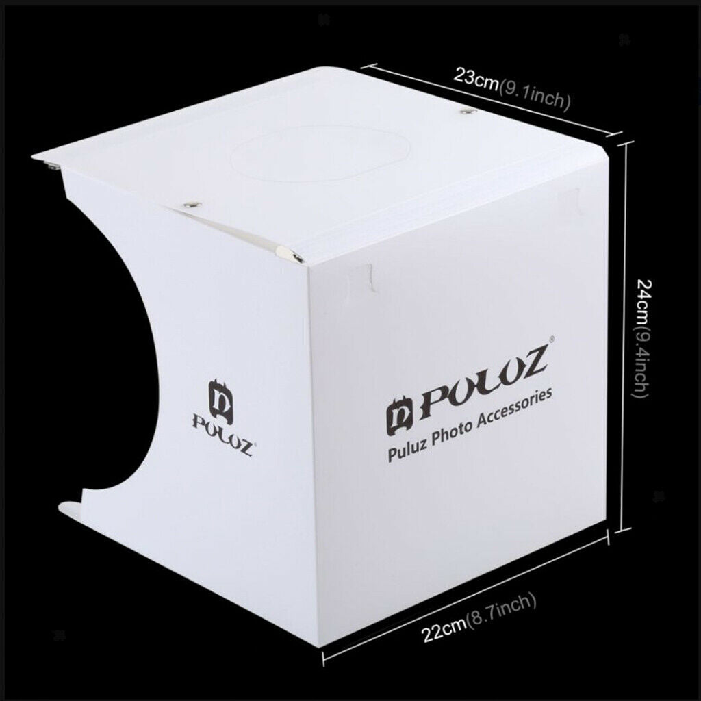 7W Portable Table Top Photo Studio Box LED Lighting Tent Softbox Lighting Kit