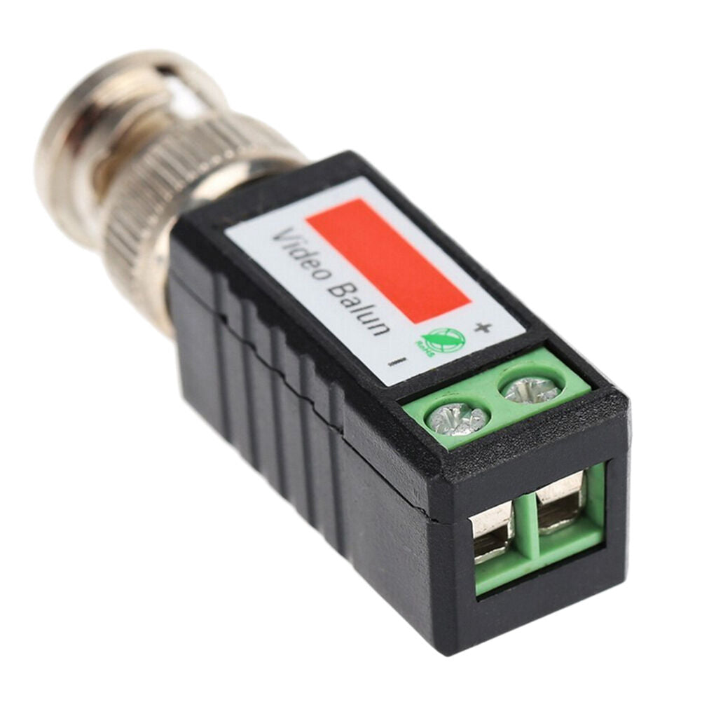 1x Coax CAT5 CCTV Camera Passive BNC Video Balun to UTP Connector Transcei.l8