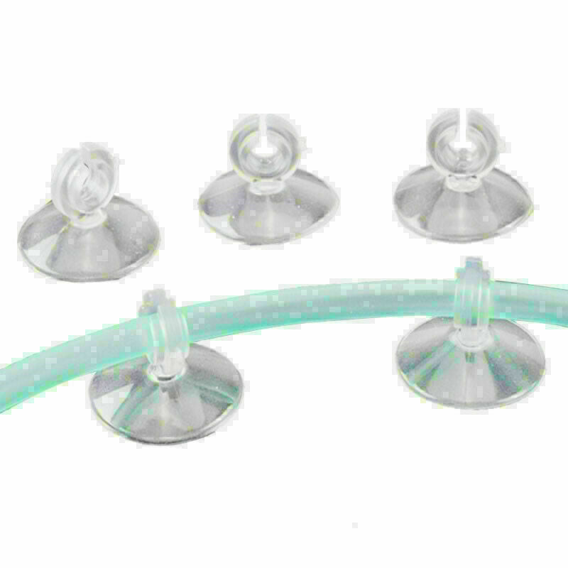 Aquarium Sucker Suction Cup For 4/6mm Air Line Pipe Holder Tube Wire O7T5