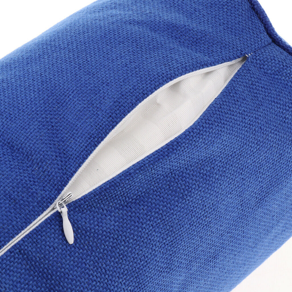 2cs Breathable Car Neck Pillow, Soft Cervical Round Roll Bolster Headrest