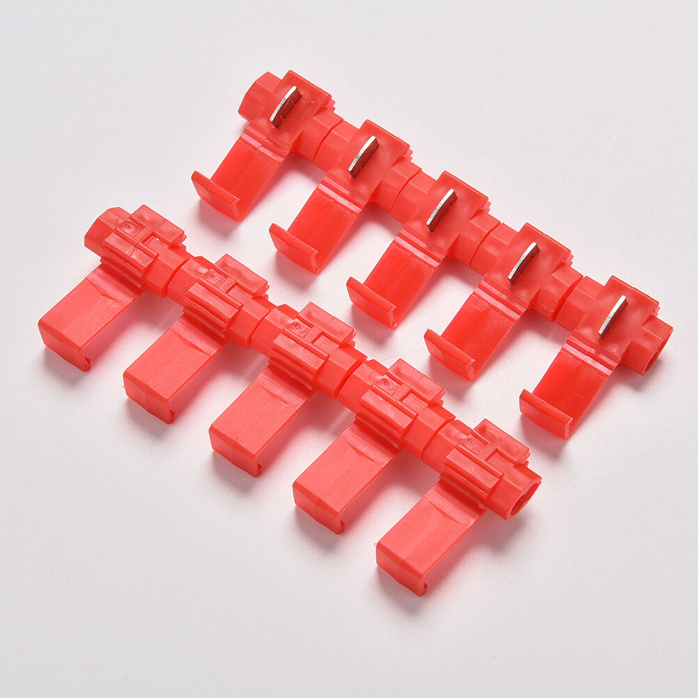 50x Red Electrical Cable Connectors Quick Splice Lock Wire Terminals  Cri.l8