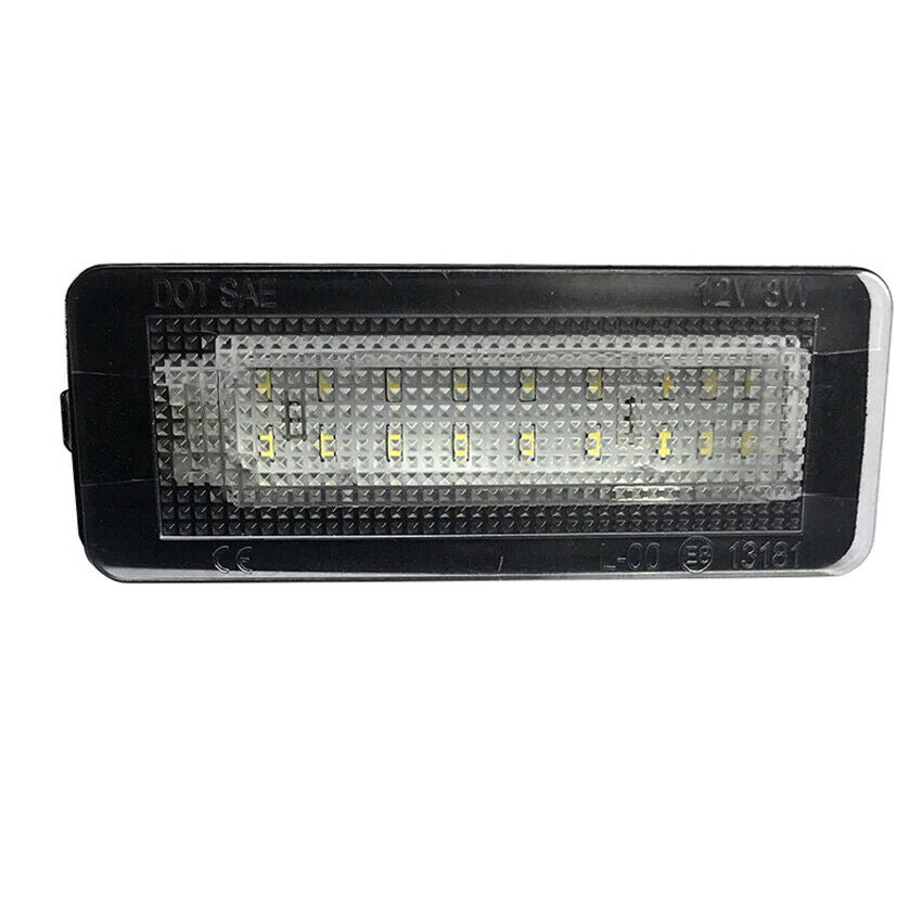 2pcs LED Licence Number Plate Light Lamp For Smart Fortwo Coupe W450 2004-2007
