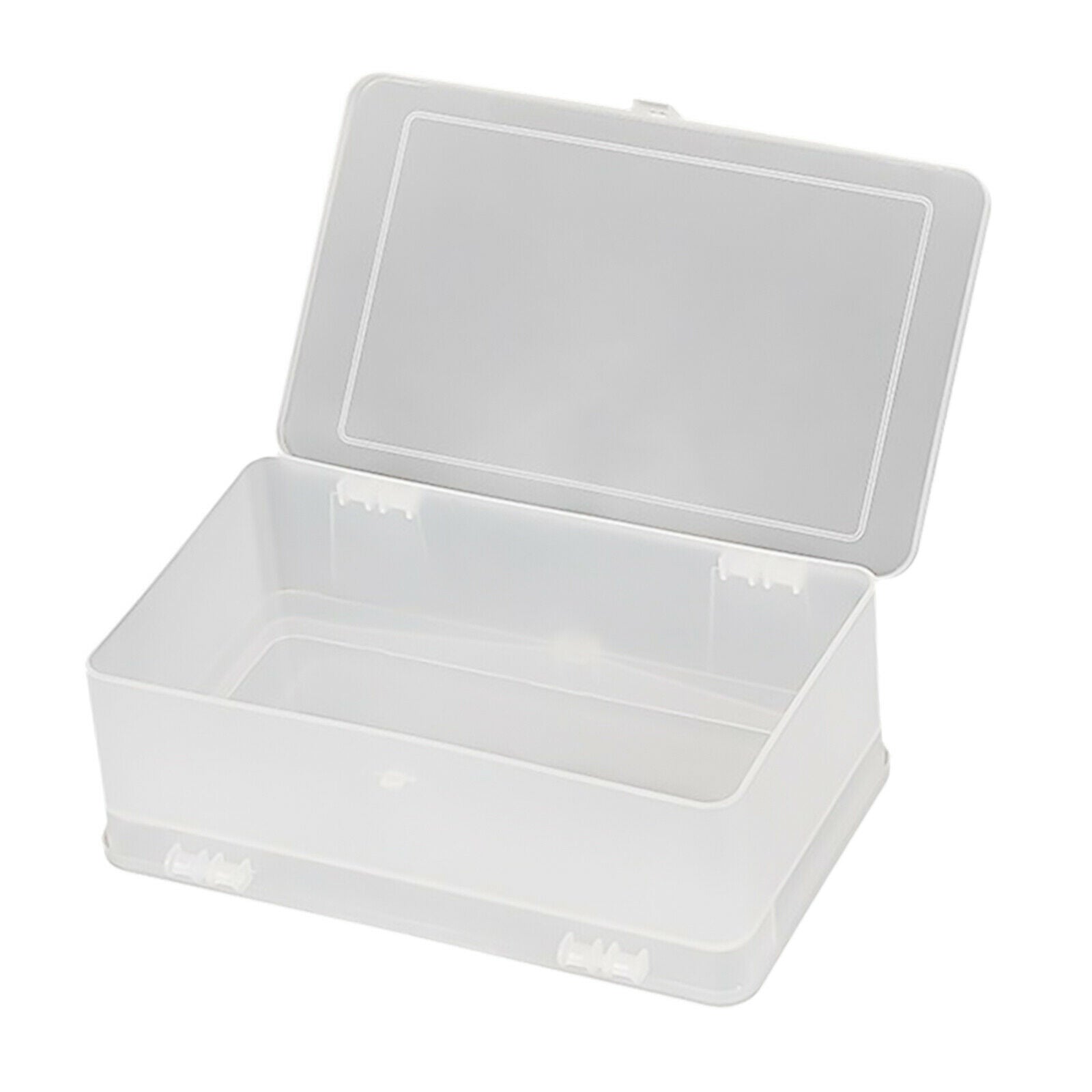 Plastic Double Layer Nail Art Tool Storage Box Container Holder Organizer