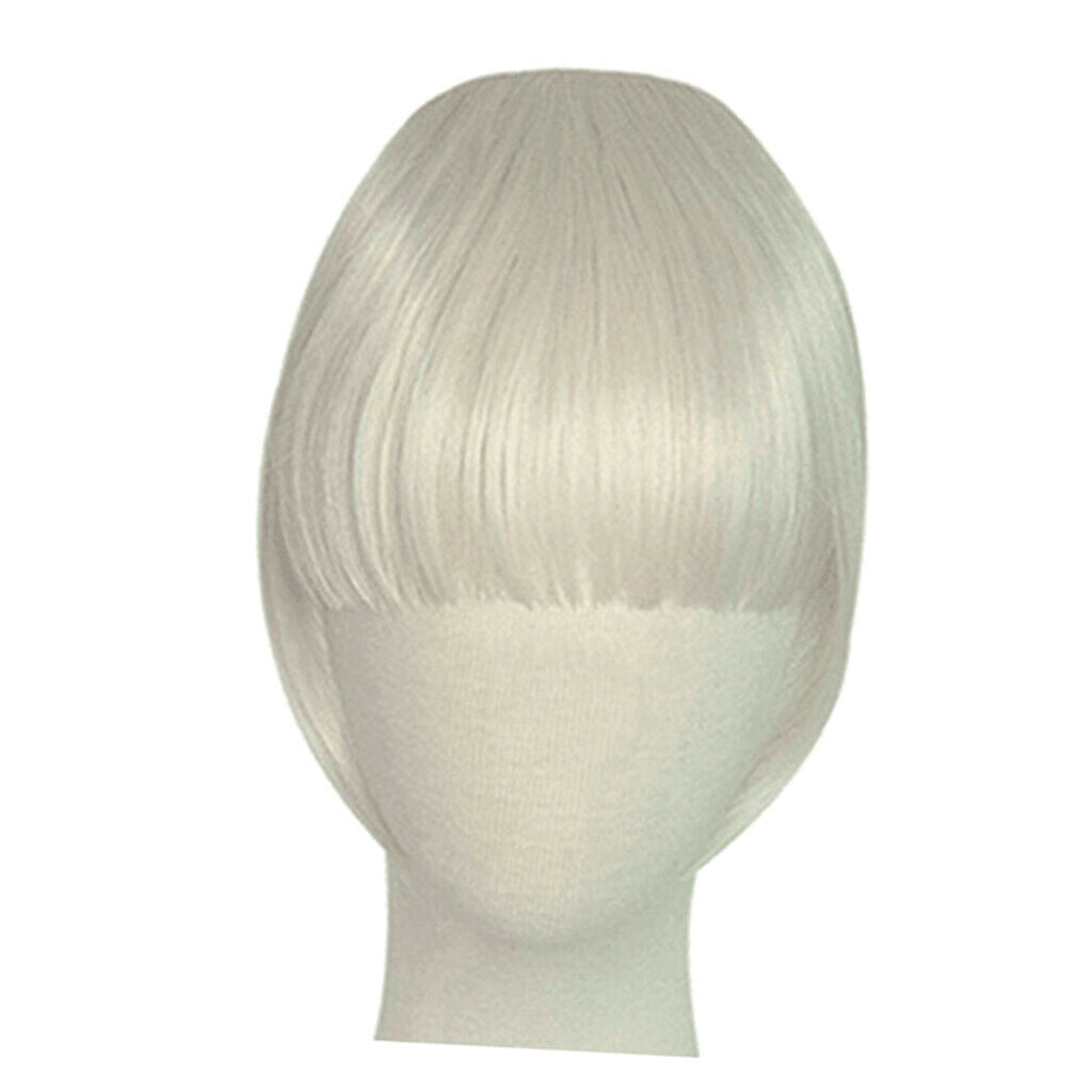 Heat Resistant Synthetic Hair Bang Clip In On Bang Fringe Hair Extension 08
