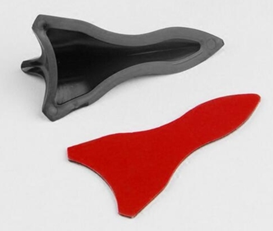 10PCS shark fins wings Empennage Car Rear Tail  Diffuser  Vortex Generator black