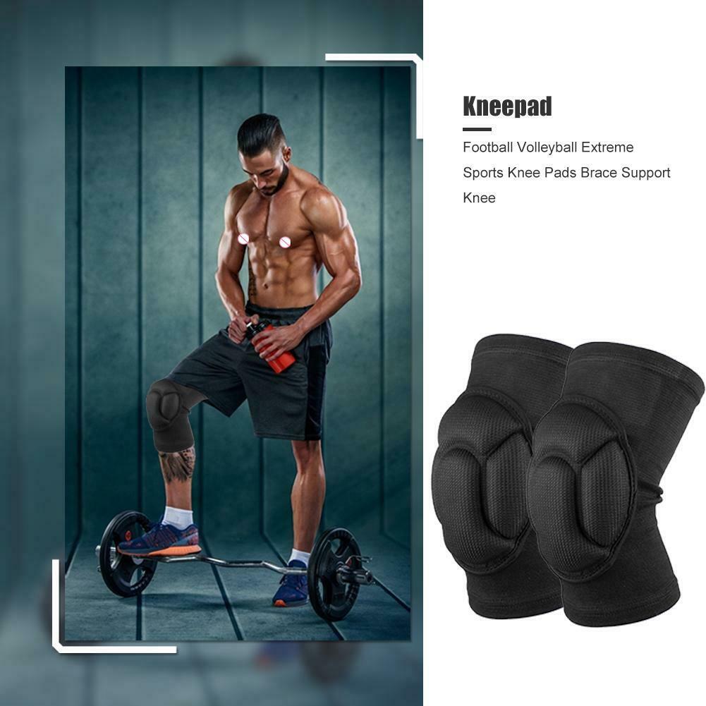 2x Sponge Volleyball Extreme Sports Knee Pad Brace Thickened Knee Protector @