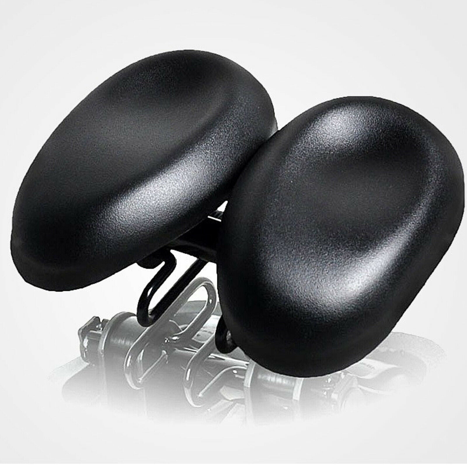 Dual Pad MTB Bike Bicycle Cushion Wide Big Bum Extra Comfort Saddle Seat Pad