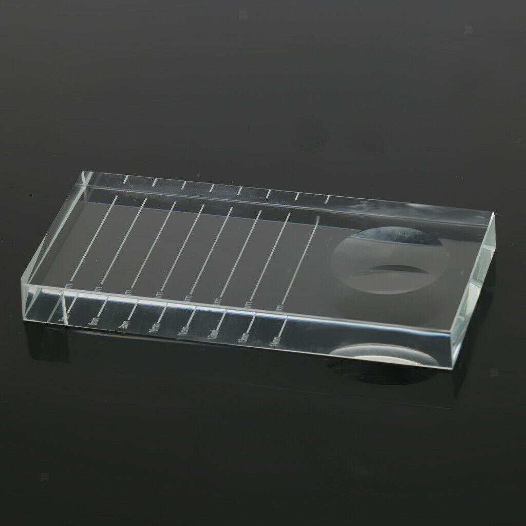 Professional Glass Eyelash Extensions Tool Adhesive Glue Holder - Clear