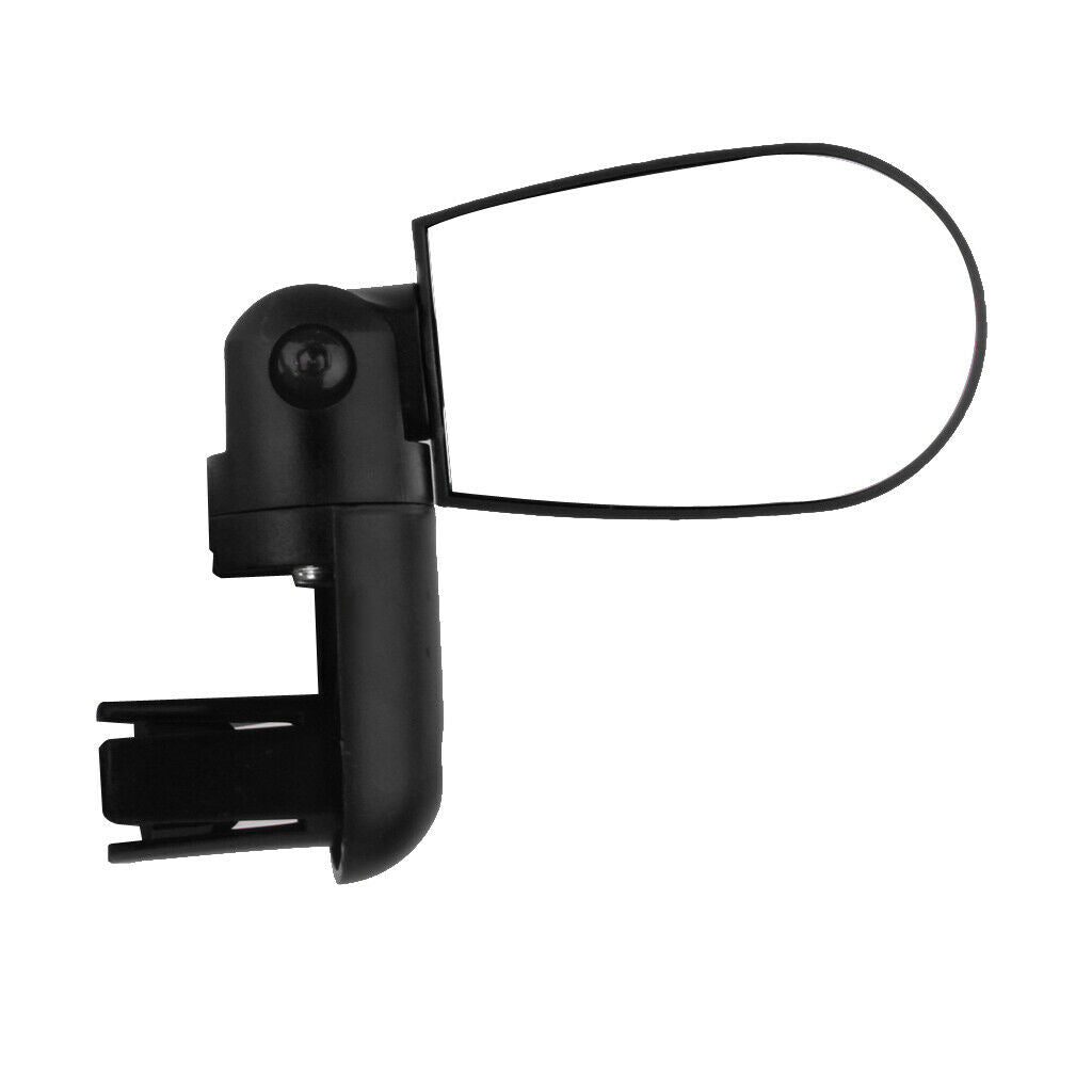 Safety Bicycle Rear View Mirror Bike Handlebar Flexible Reflector Black