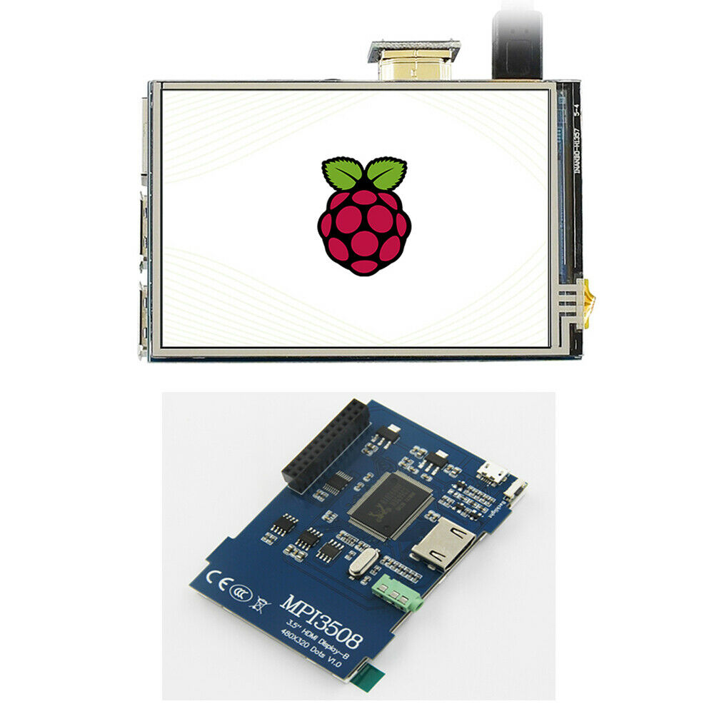 For Raspberry Pi 4 3.5'' Touch Screen TFT LCD Display with Case &Pen Kit 320x480