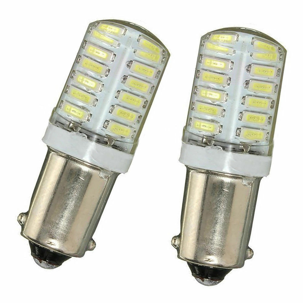 New 2x 5W BA9S T11 T4W 3014 LED 24SMD Car Side Light Bulb Interior Lamp White