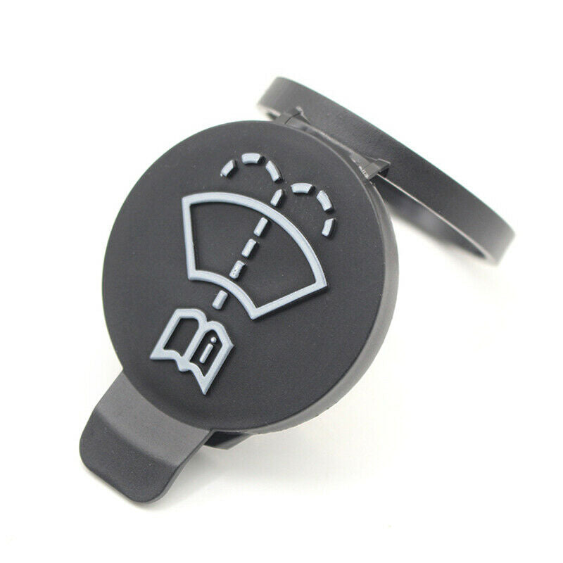 Black Windshield Wiper Washer Fluid Reservoir Cover Water Tank Bottle  JY