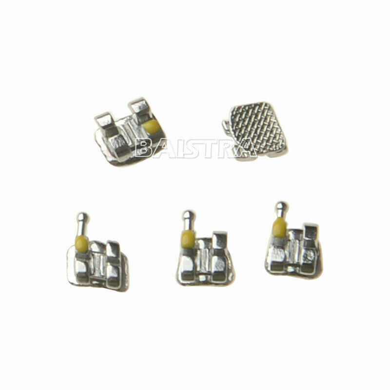 40 X Orthodontic Brackets Brace Dental Mini MBT Slot.018 Hooks 3-4-5 AZDENT