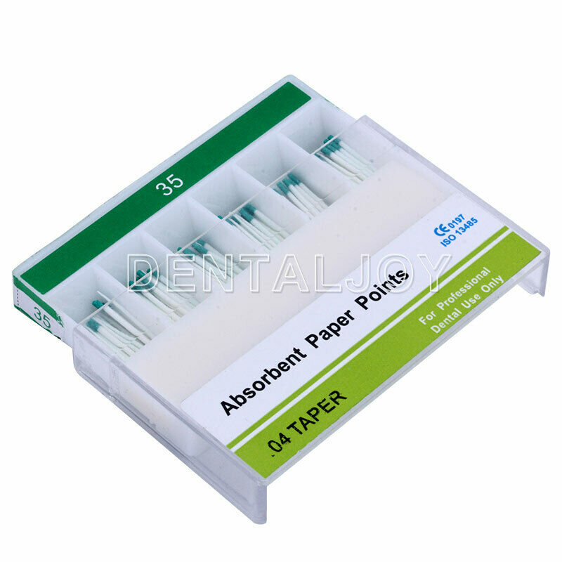 10X Dental Paper Points Endodontic Absorbent Root Cancel Fiber PP 0.04 Taper 35#
