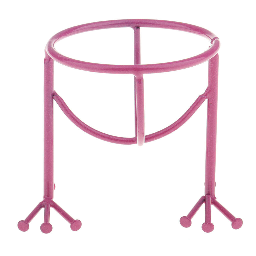Makeup Puff Stand Holder Sponge Organizer Shelf Chicken Feet Shaped Rose Red