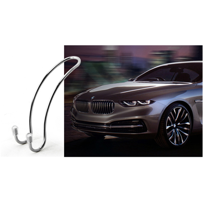 2Pcs Car Seat Headrest Hanger Bag Hook Holder for Bag Storage Auto Fastener Clip