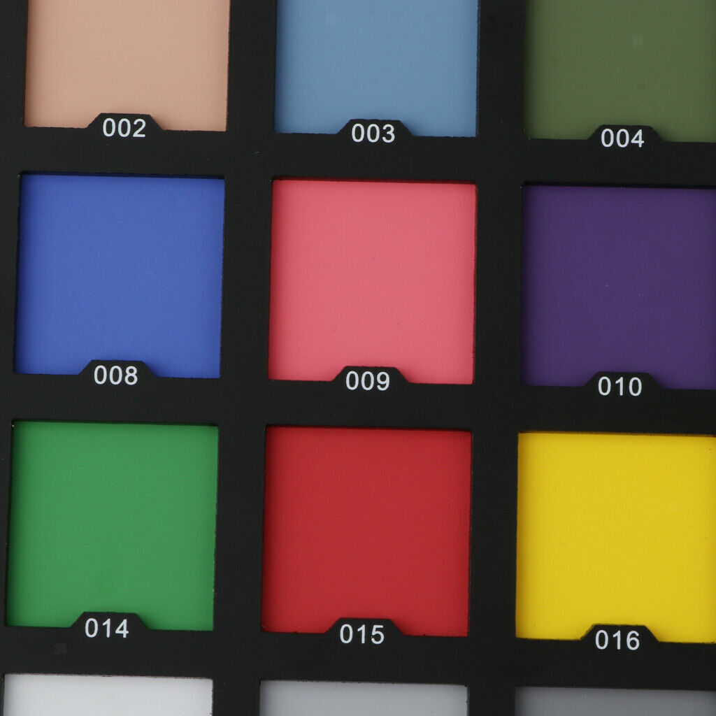 Professional Color Balancing Color Chart Board Palette Board 24
