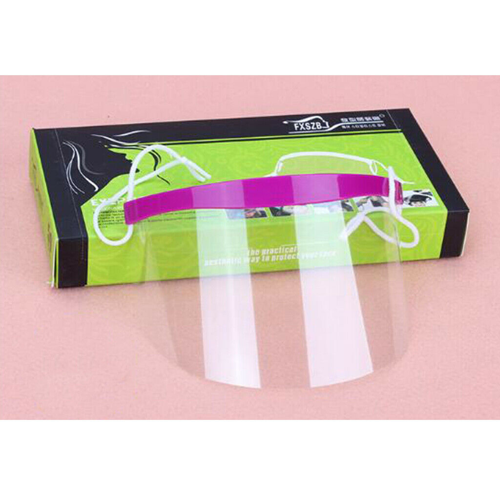 100x Barber Salon Hairspray Face Shield Cover Hair Styling Face Eye Protect