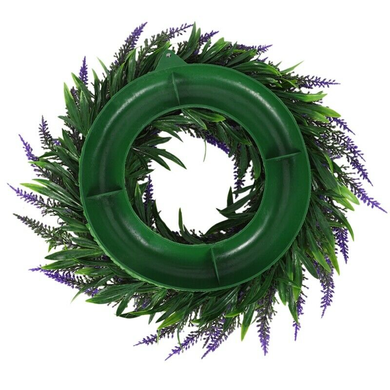 Artificial Flower Garland Silk Lavender Wreath Romantic Fresh Style Wedding DeF7