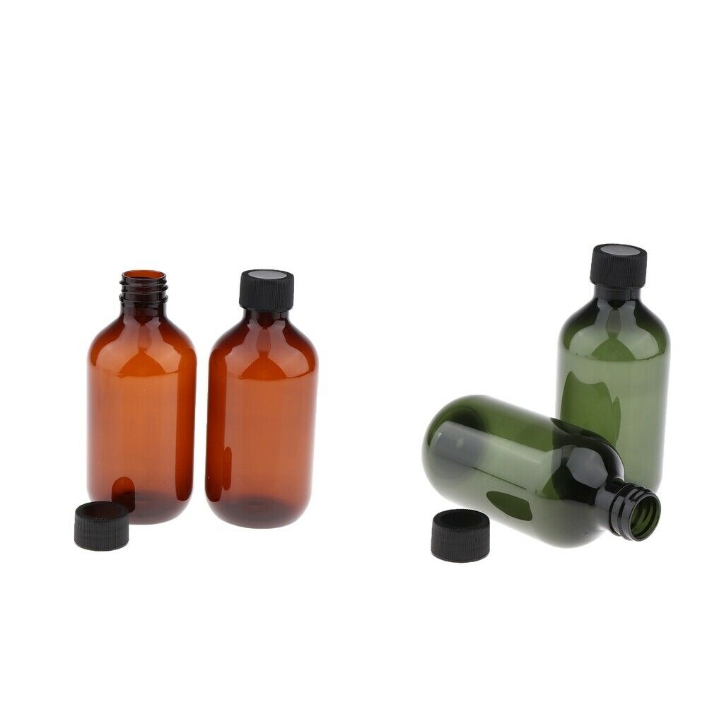 4Pcs 300ml Lotion Bottle Liquid Container Travel Storage Conditioner Tube