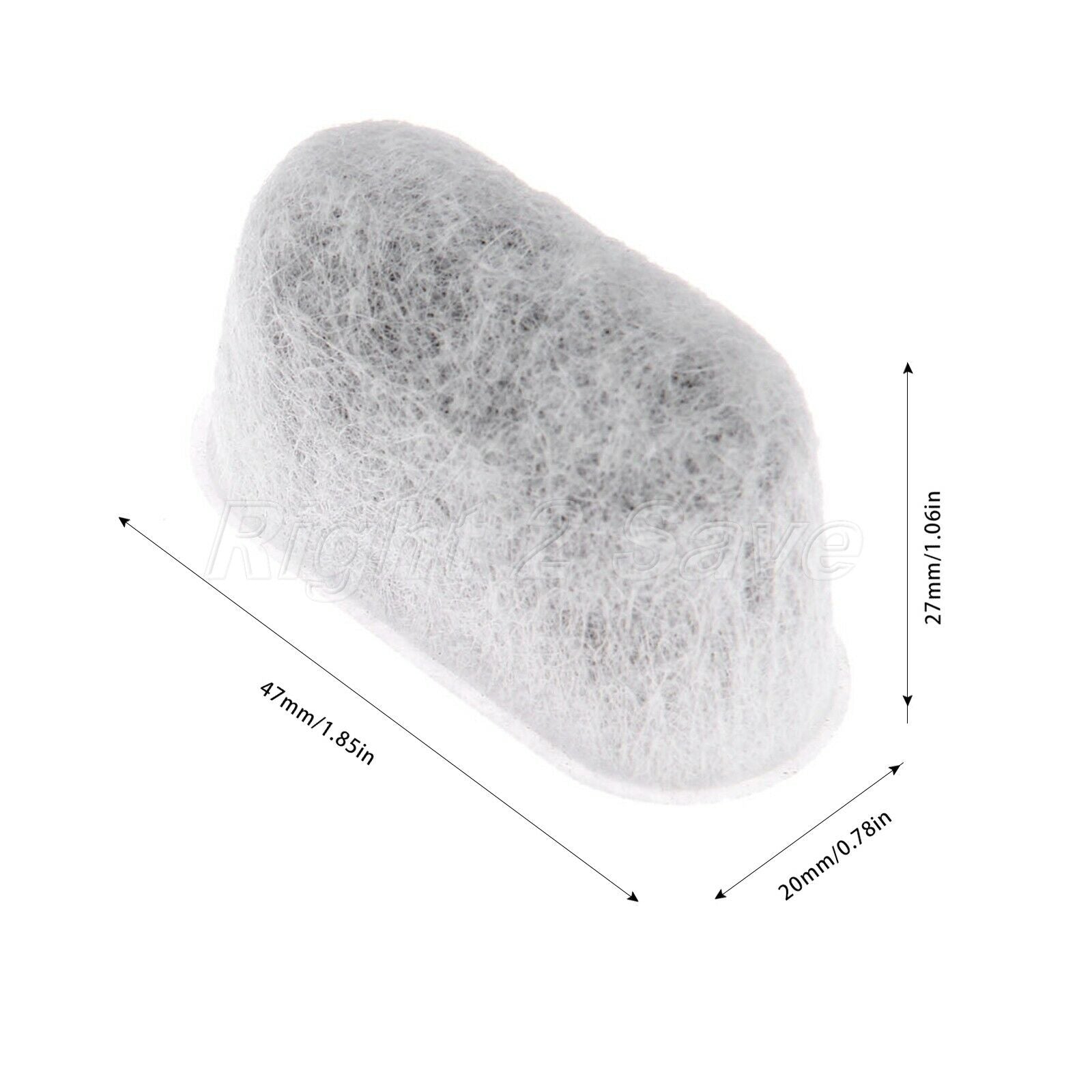 6pc Charcoal Water Filters for DCC-2200 DGB-550 DGB-475 Cuisinart Coffee Machine