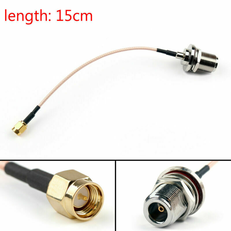 15cm RG316 Cable N Female Jack Bulkhead To SMA Male Plug Straight Pigtail 6in SP
