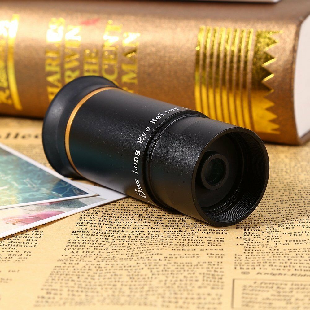 Newest 1.25" Ultra Wide Angle Eyepiece Lens 6MM 66-Deg Multicoated for Telescope