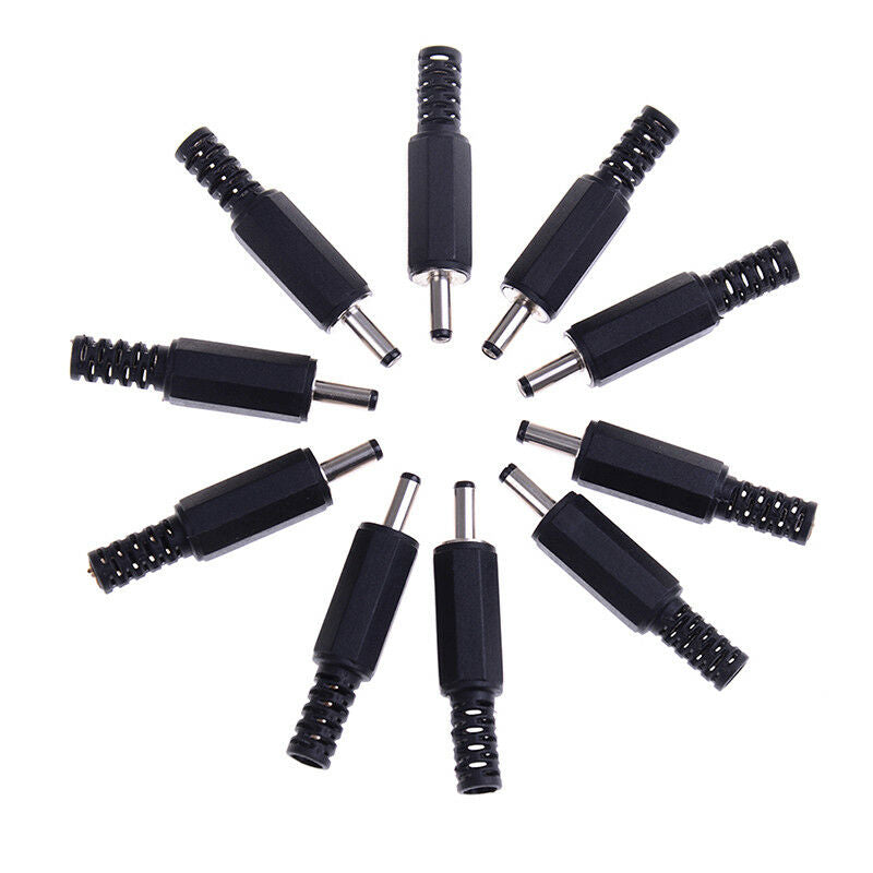 2Pcs dc male power plug jack 1.35mm x 3.5mm  connector for laptop DEAU