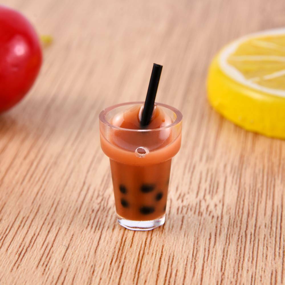 10Pack Milk Tea Charms Pendant for DIY Jewelry Craft Earring Keychain Making NEW